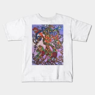 Yggdrasil  Creative Life Force Kids T-Shirt